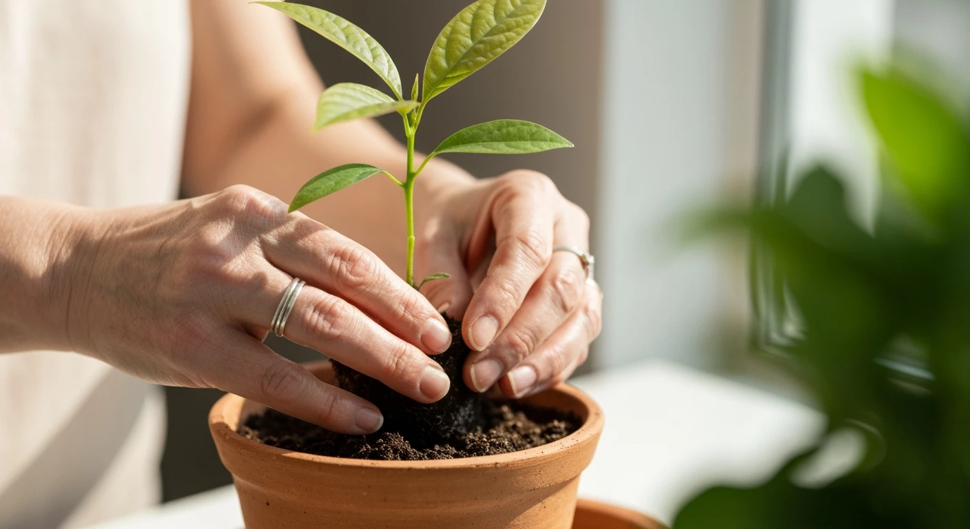 Jak poprawnie posadzić awokado w doniczce?