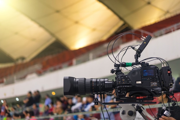 Kamera sportowa na stadionie
