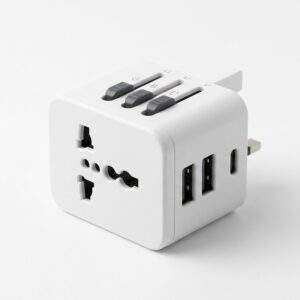 Adapter podróżny uniwersalny - wizualizacja AI