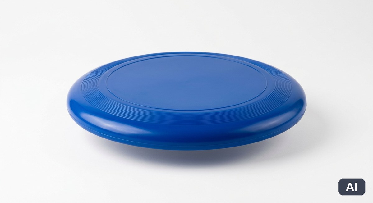 Frisbee składane - wizualizacja AI