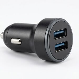 Ładowarka samochodowa USB - wizualizacja AI