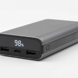 Powerbank z wyświetlaczem - wizualizacja AI