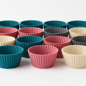 Zestaw form do muffinek - wizualizacja AI