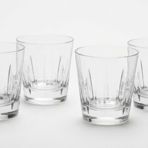 Zestaw szklanek do whisky - wizualizacja AI